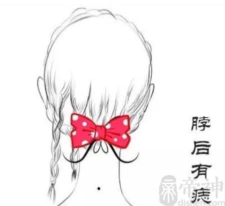 痣相大全?女人后背有痣图解？